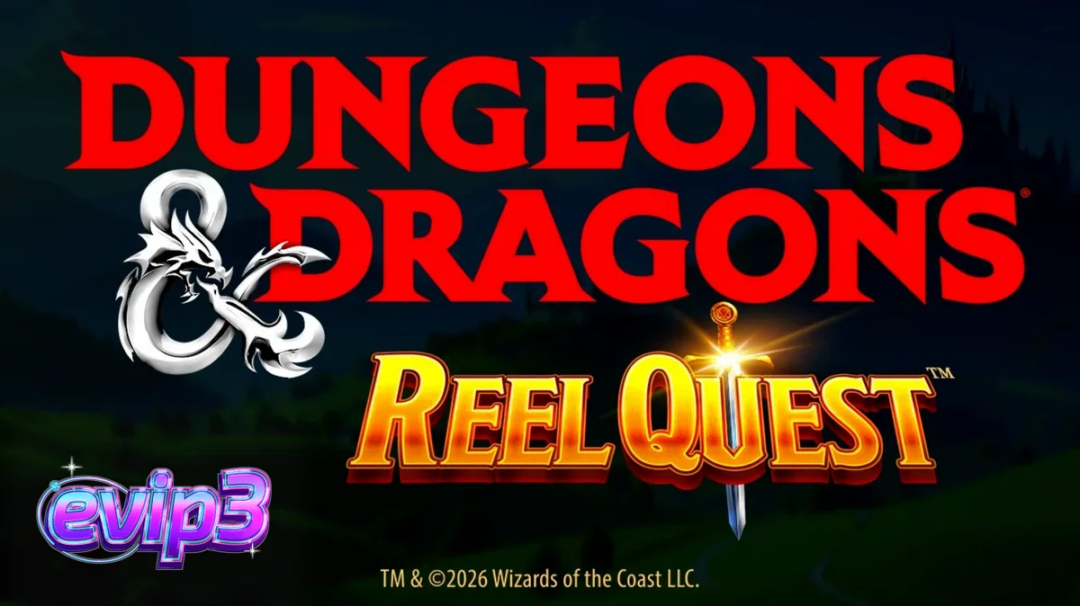 Tampilan visual bertema fantasi dari slot Dungeons & Dragons Reel Quest
